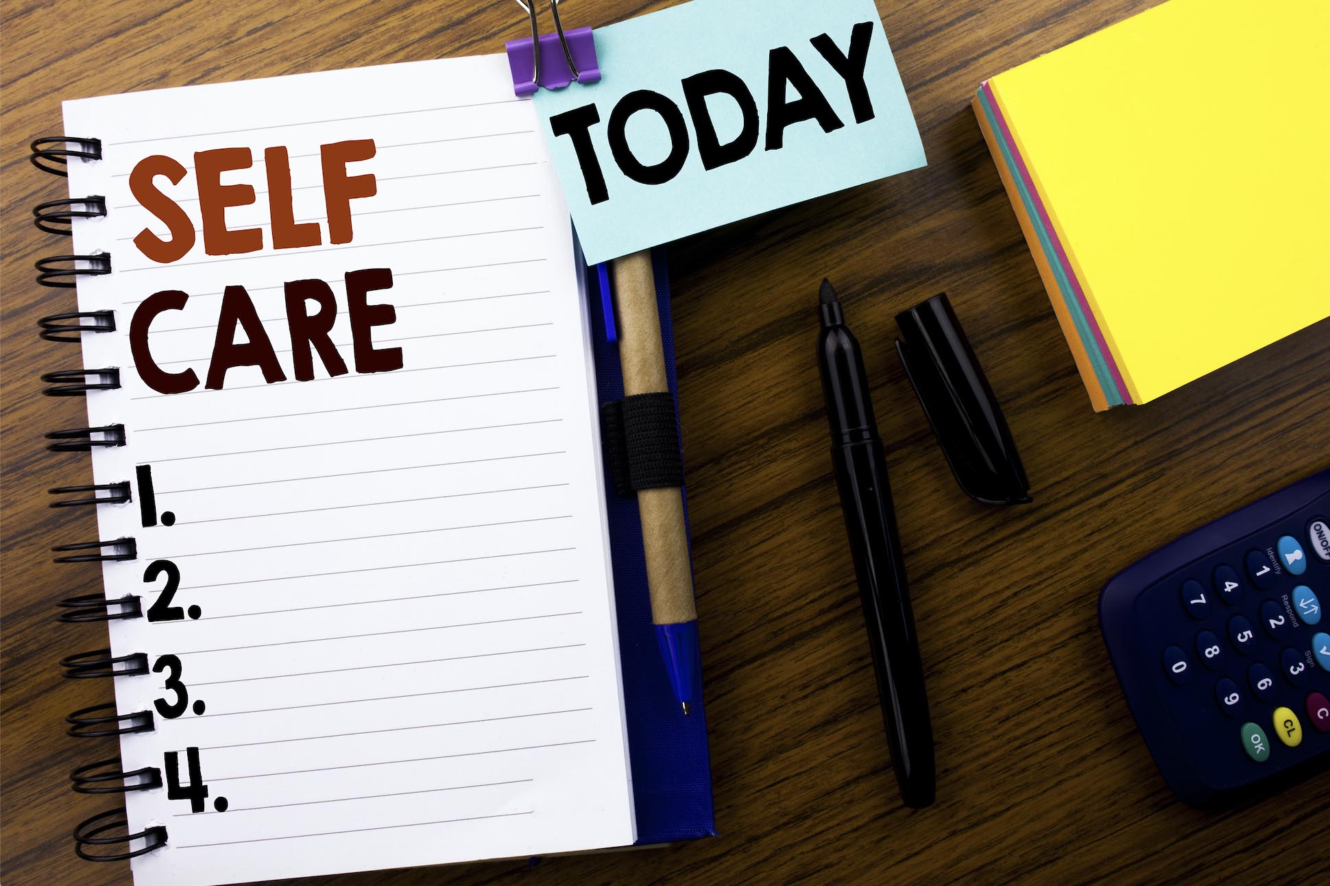 Make time for self-care-list copy