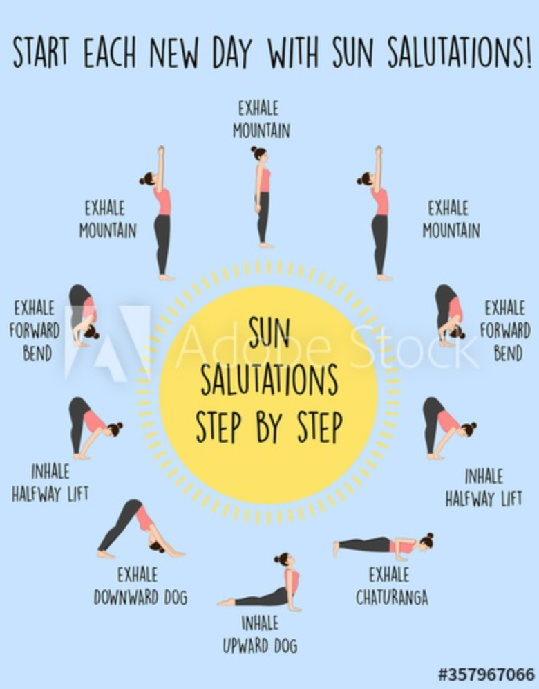 Sun Salutations - Floor Yoga